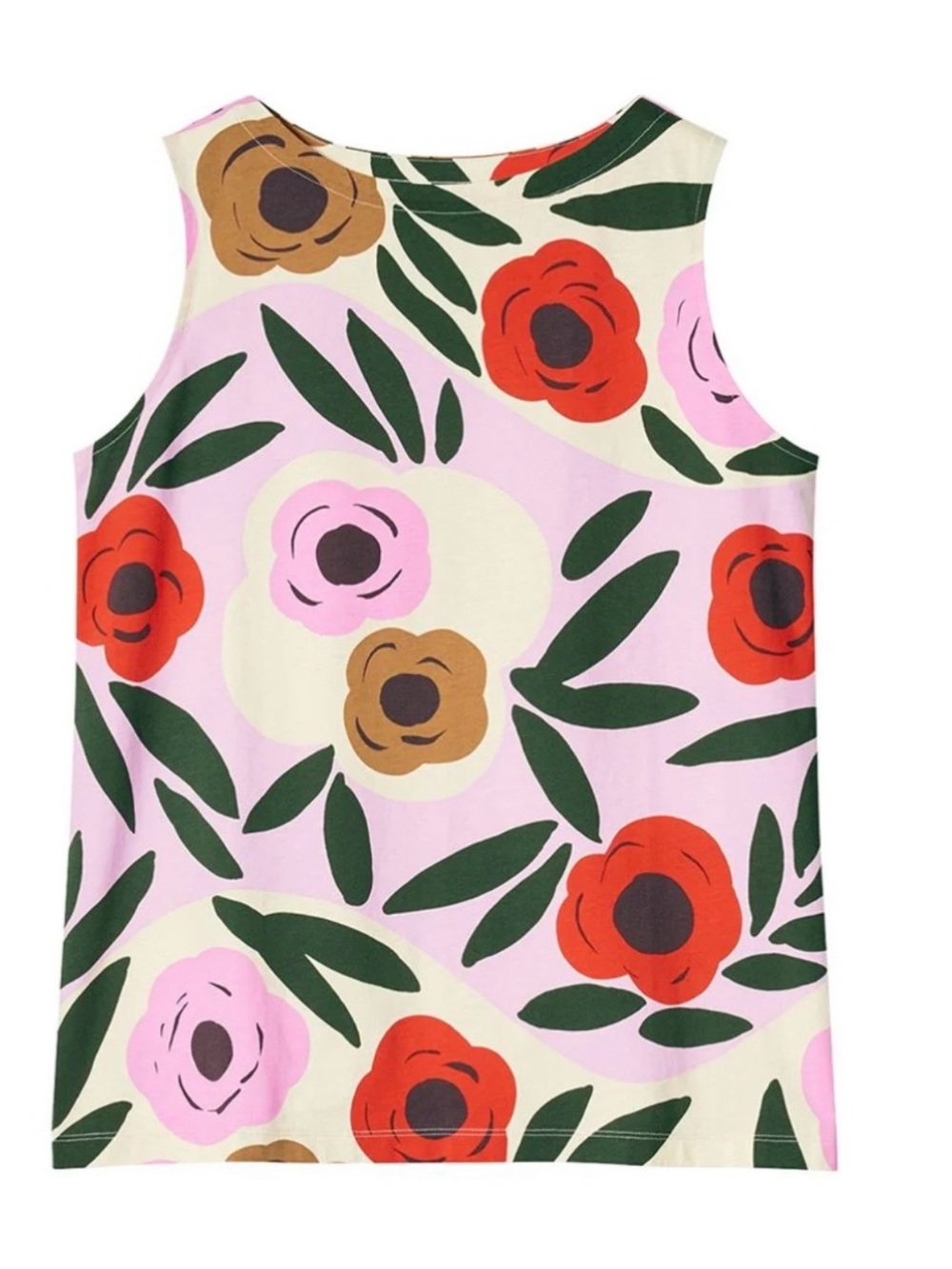 Uniqlo x Marimekko floral print sleeveless top in size small